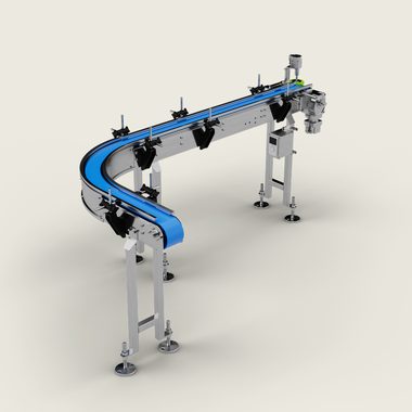Curved conveyor